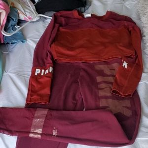 Two-toned leggings set